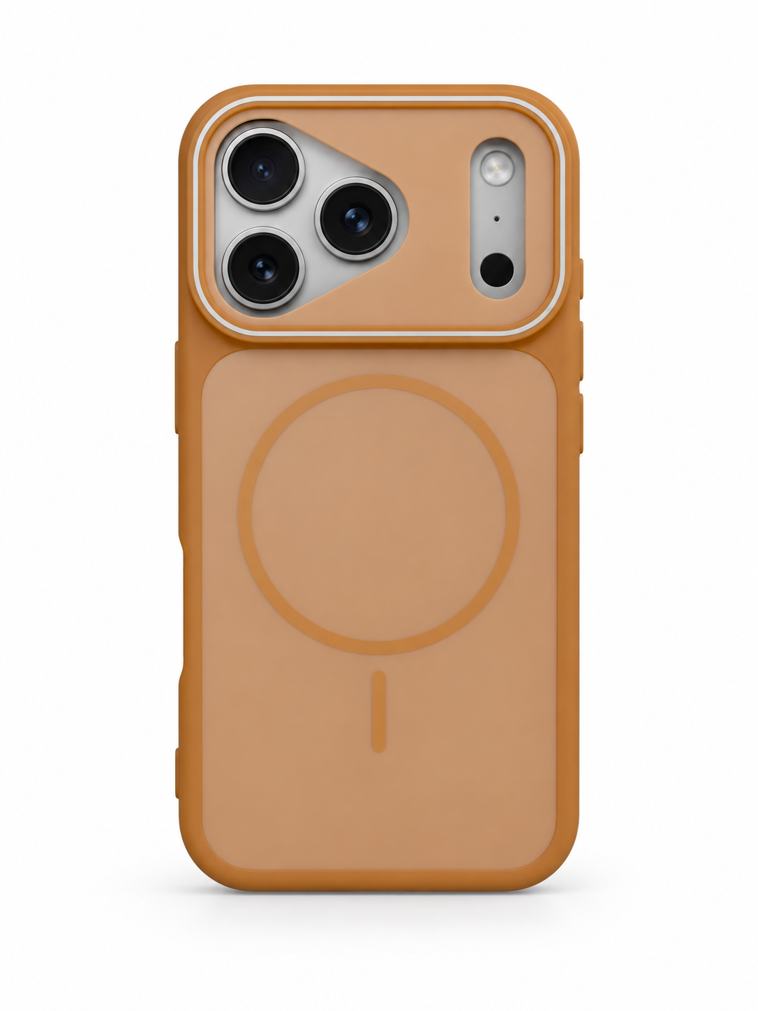 ModSoles DuoTone Magnetic iPhone Case in Orange – dual-tone MagSafe case with contrast trim for iPhone 15, 16 & 17