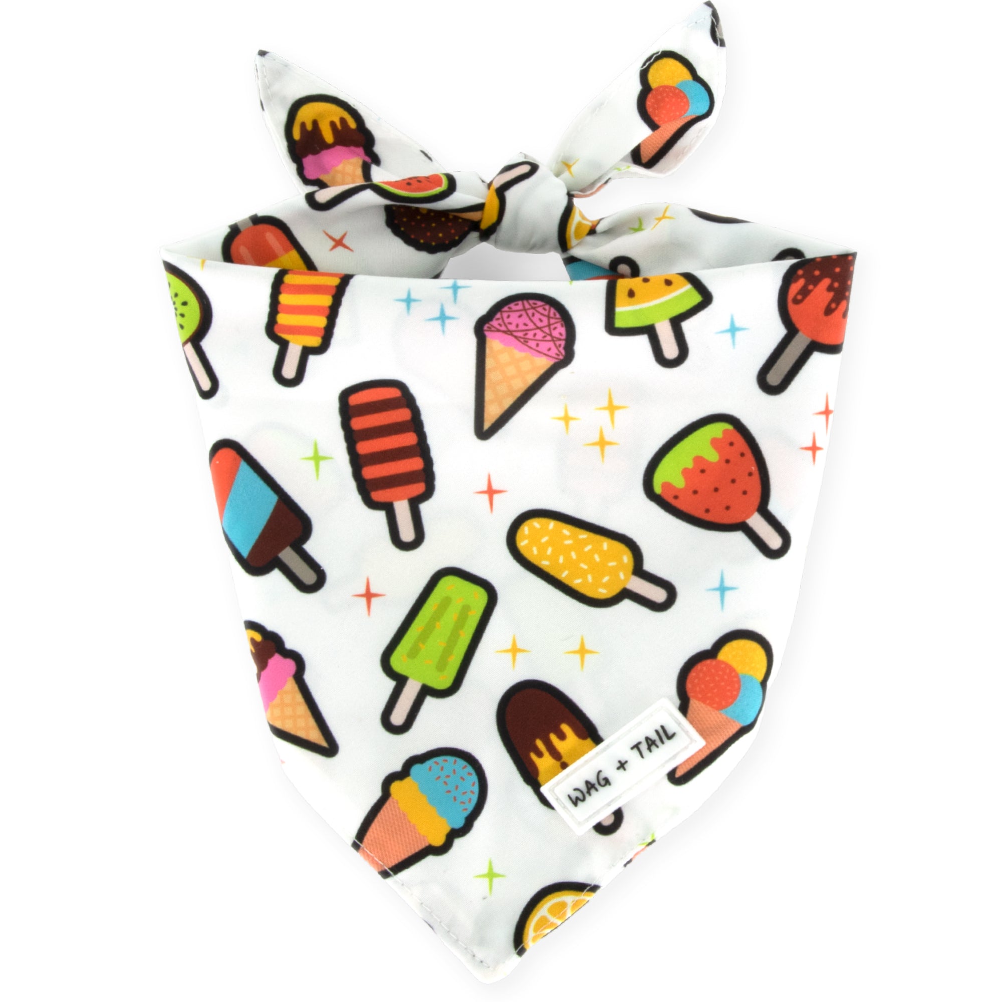 Reversible Tie-On Dog Bandanas