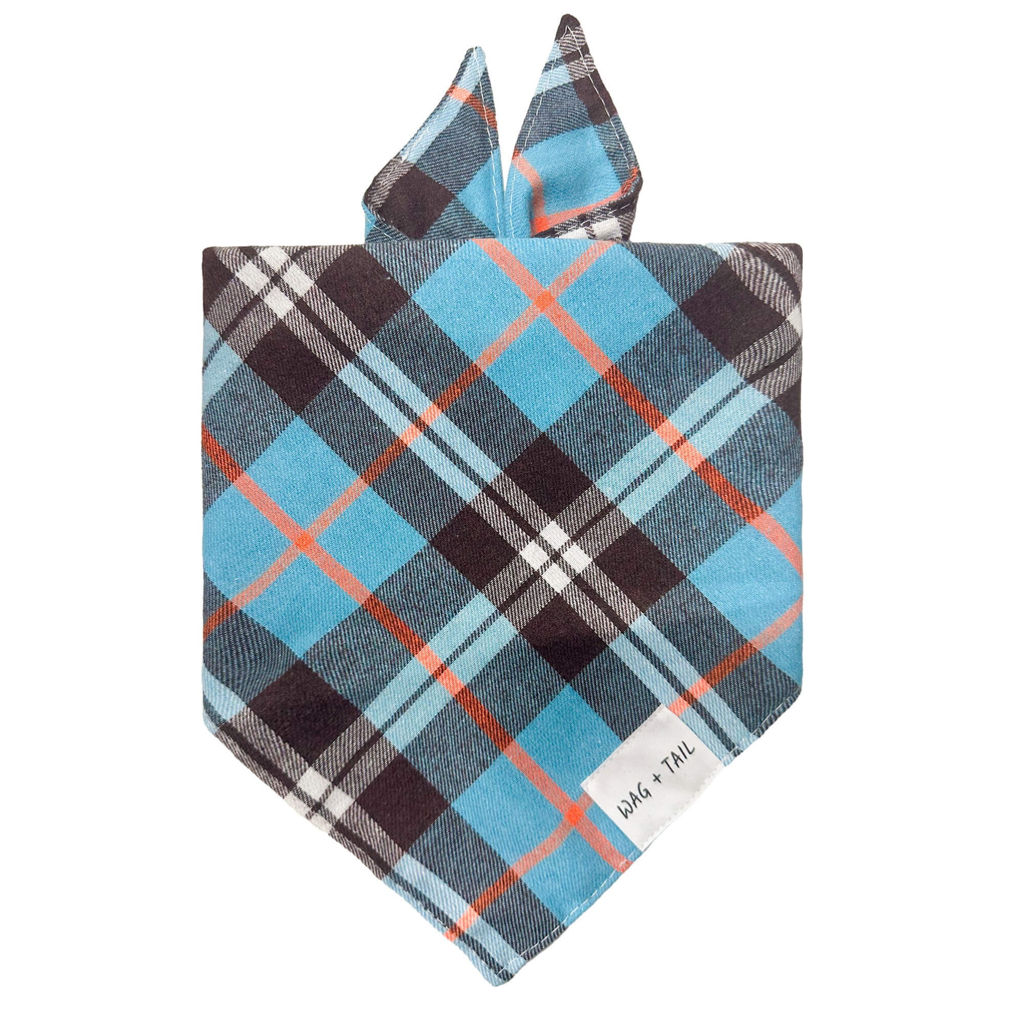 Reversible Plaid Dog Bandanas