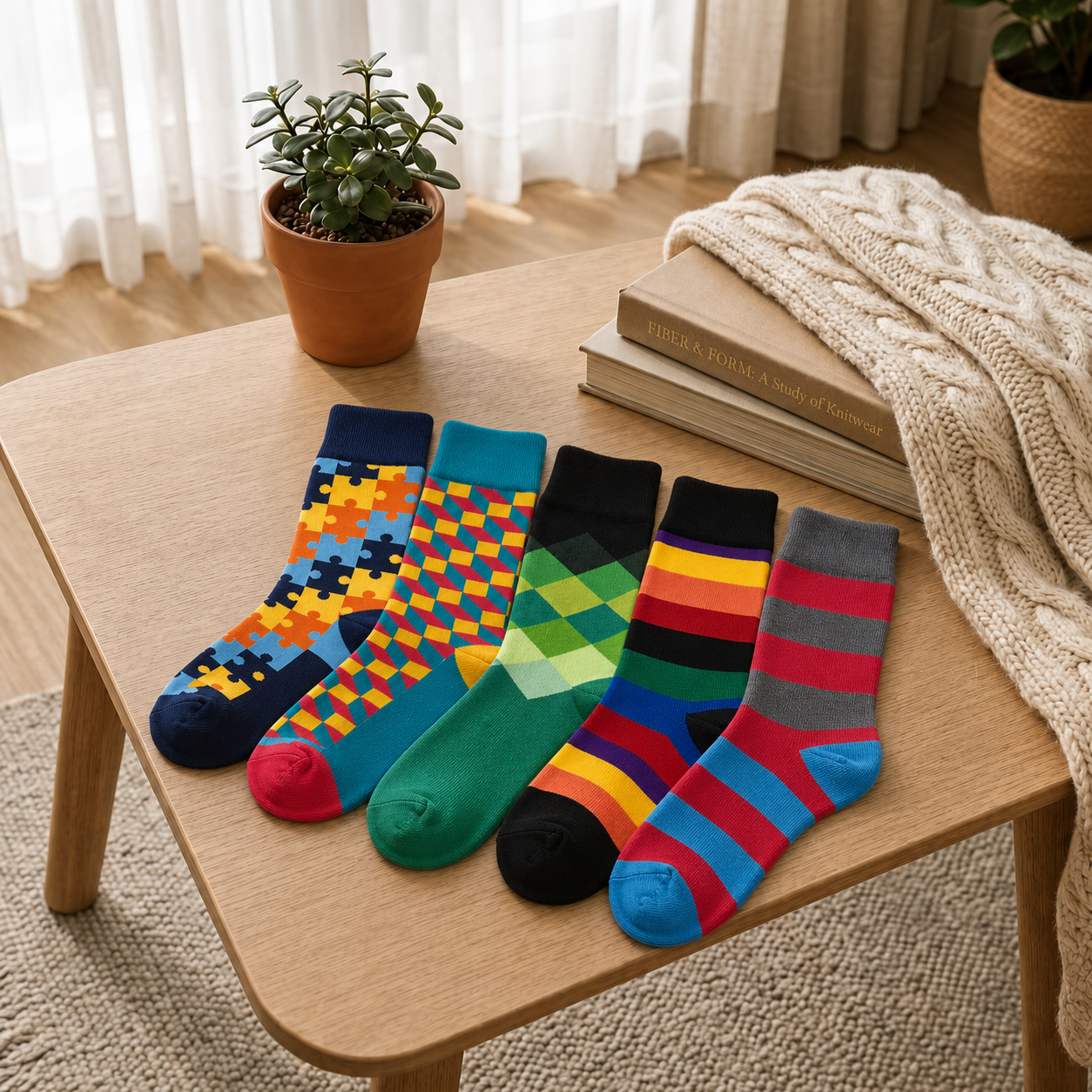 The Maverick Pack: 5-Pair Crew Socks