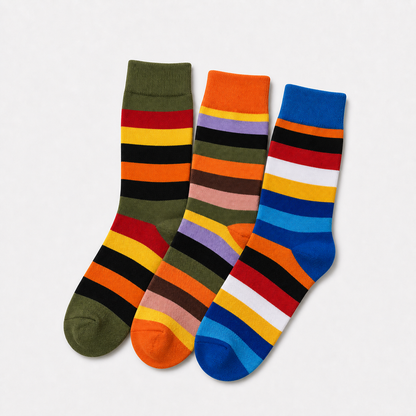 The Flagship Pack: 3-Pair Crew Socks