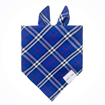Reversible Plaid Dog Bandanas