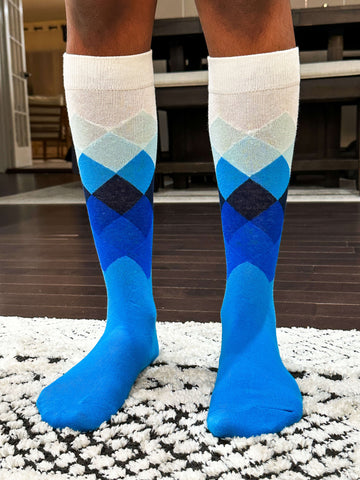 Prestige Azure - Premium, comfortable socks that blend fashion and quality effortlessly.