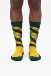 Checker Charm colorful checkerboard crew socks by ModSoles with a playful bold pattern for daily wear