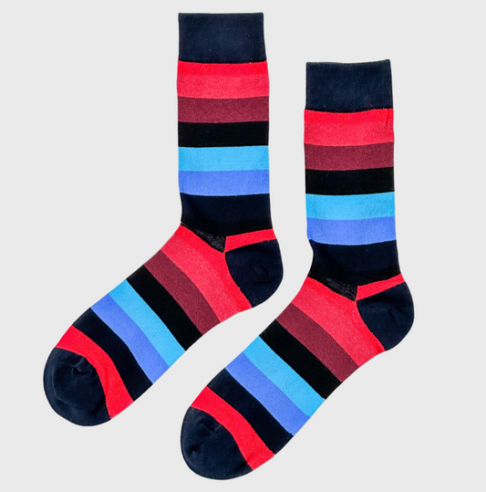 Classic Contrast socks – clean black and white stripes in a timeless style