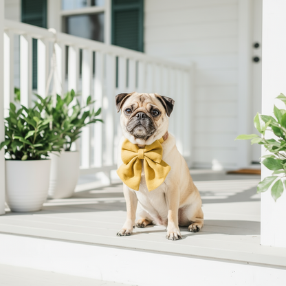 Luxe Dog Bow Tie Collar