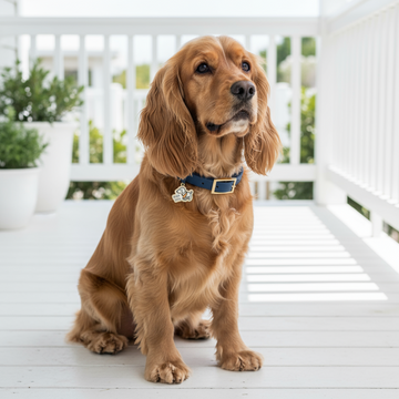Sapphire Waterproof PVC Dog Collar