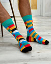 Modsoles Urban Mosaic socks for a contemporary look with stylish mosaic patterns