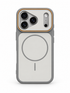 ModSoles DuoTone Magnetic iPhone Case in Cream – dual-tone MagSafe case with contrast trim for iPhone 15, 16 & 17