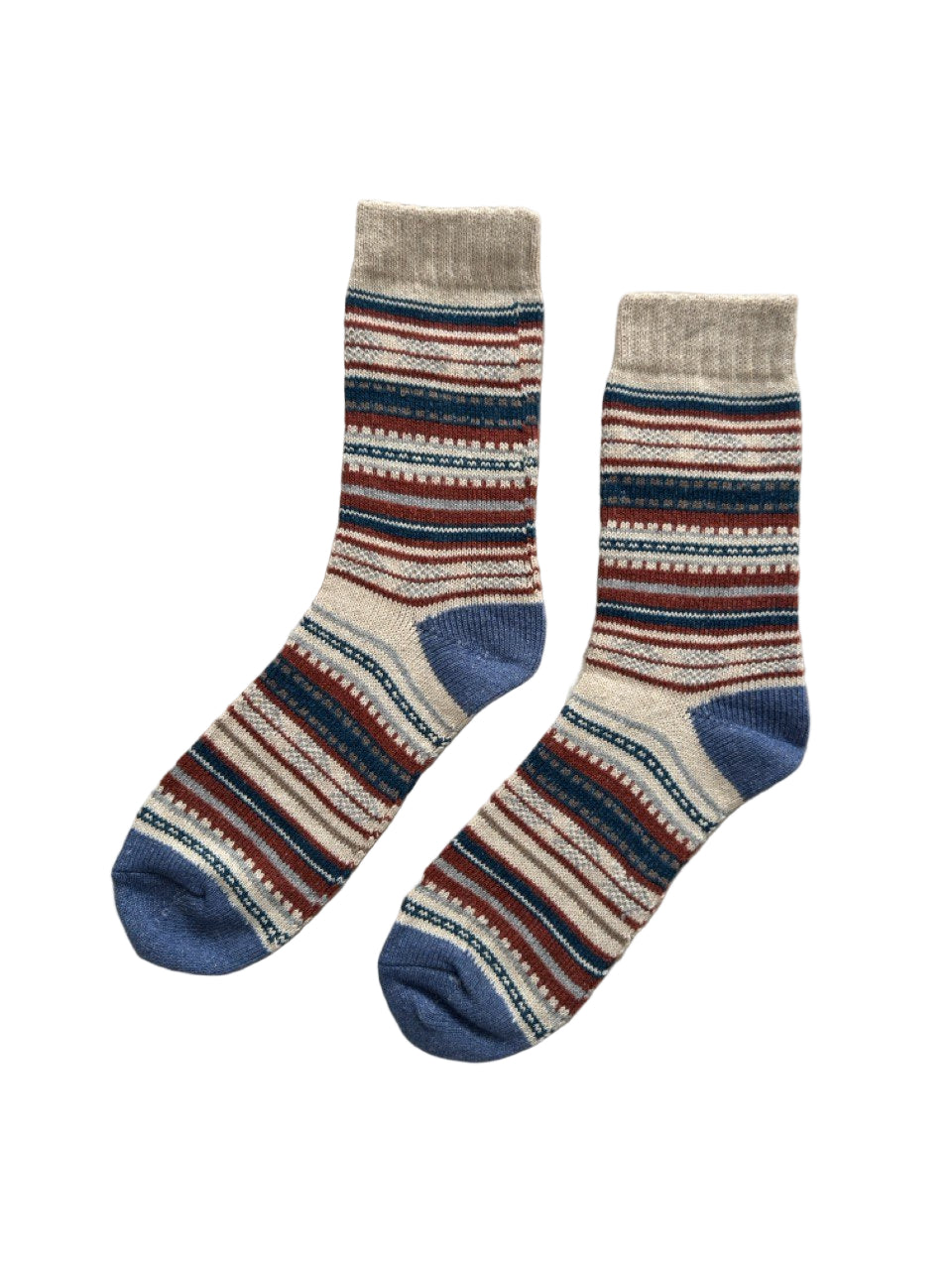 Heritage-inspired Sierra Loom socks featuring a warm wool blend and textured knit design