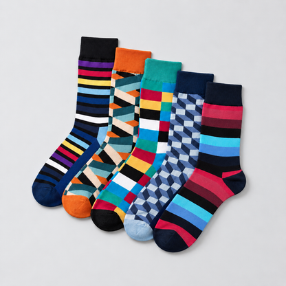 The Momentum Pack: 5-Pair Crew Socks
