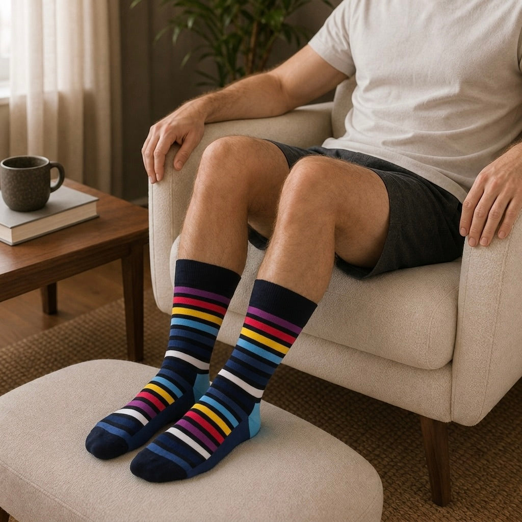 The Momentum Pack: 5-Pair Crew Socks