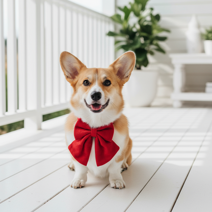 Luxe Dog Bow Tie Collar