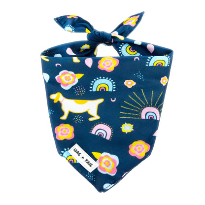 Reversible Tie-On Dog Bandanas