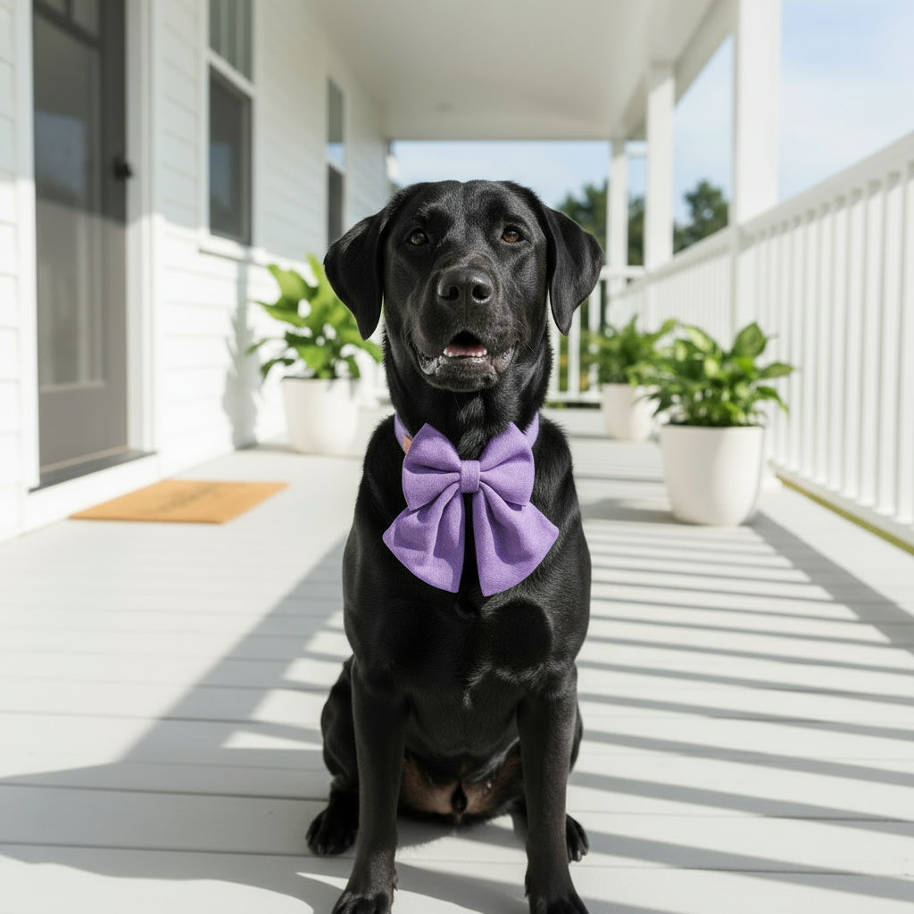 Luxe Dog Bow Tie Collar