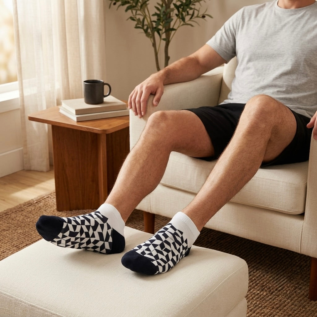 Wildcard Pack low-cut sock close-up, soft breathable cotton blend